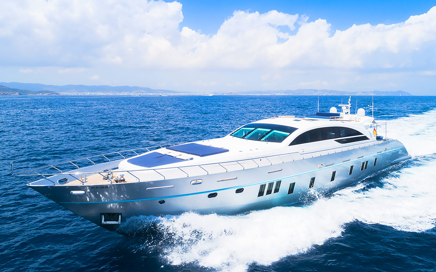 Megayacht charter Tecnomar 120 Ibiza
